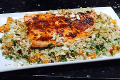 harissa-salmon-with-cauliflower-rice